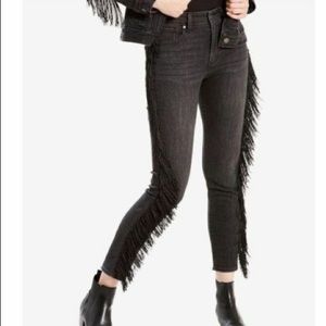 Levi’s Skinny Fringe Jeans